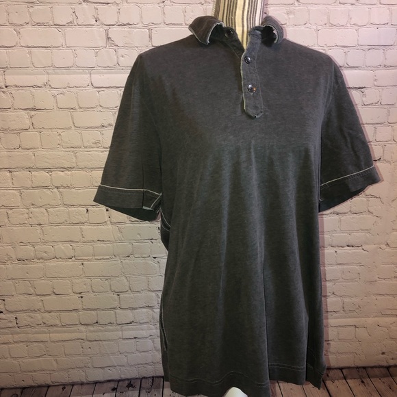 Tommy Bahama Gray Short Sleeve Shirt - Picture 4 of 8